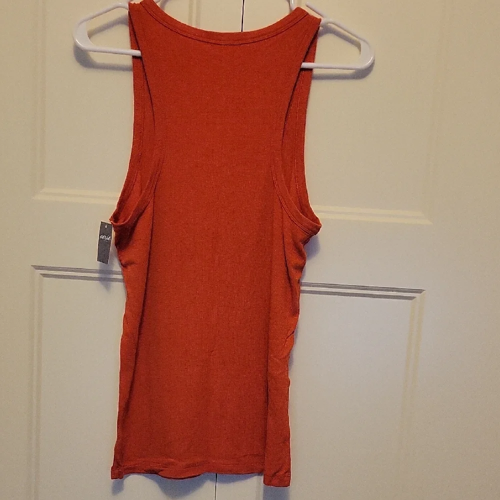 Aerie Real Soft Tank Top (Burnt Orange) - Picture 4 of 4